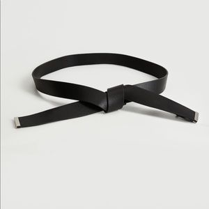 Leather Knot Wrap Belt